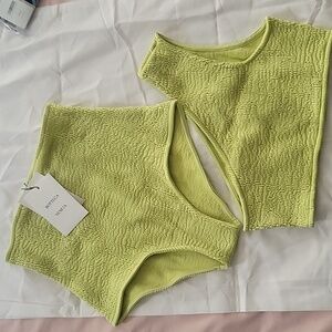 Bottega Veneta Swimwear bikini Sz 40 Seagrass green